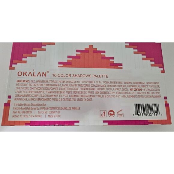 Eye Shadow Palette by Oaklan "Youthful"/NWOT Never Used - Picture 4 of 8